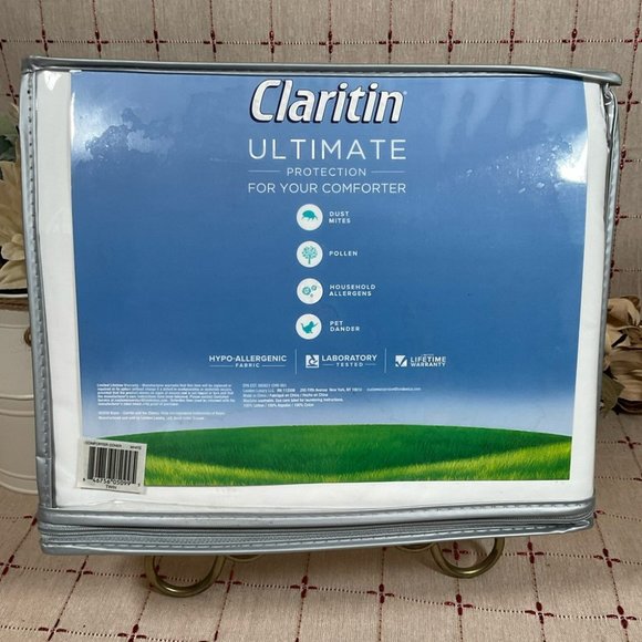 Claritin Bedding Claritin Soft Cotton Allergen Barrier Twin Cotton